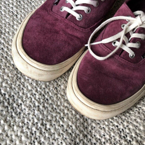 Suede Scotch Guard Vans - Plum - Picture 5 of 5